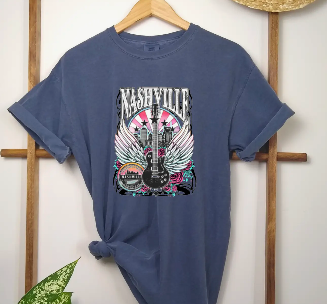 Nashville Tennessee Music City Graphic Tee