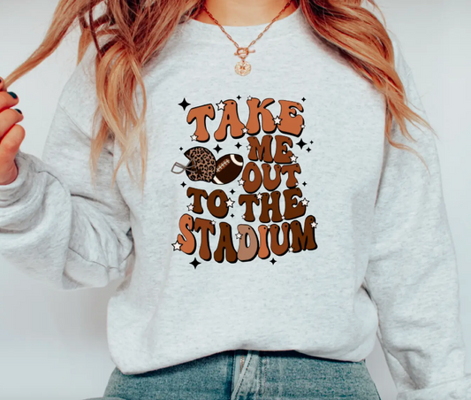 Take Me Out To The Stadium Gildan Sweatshirt